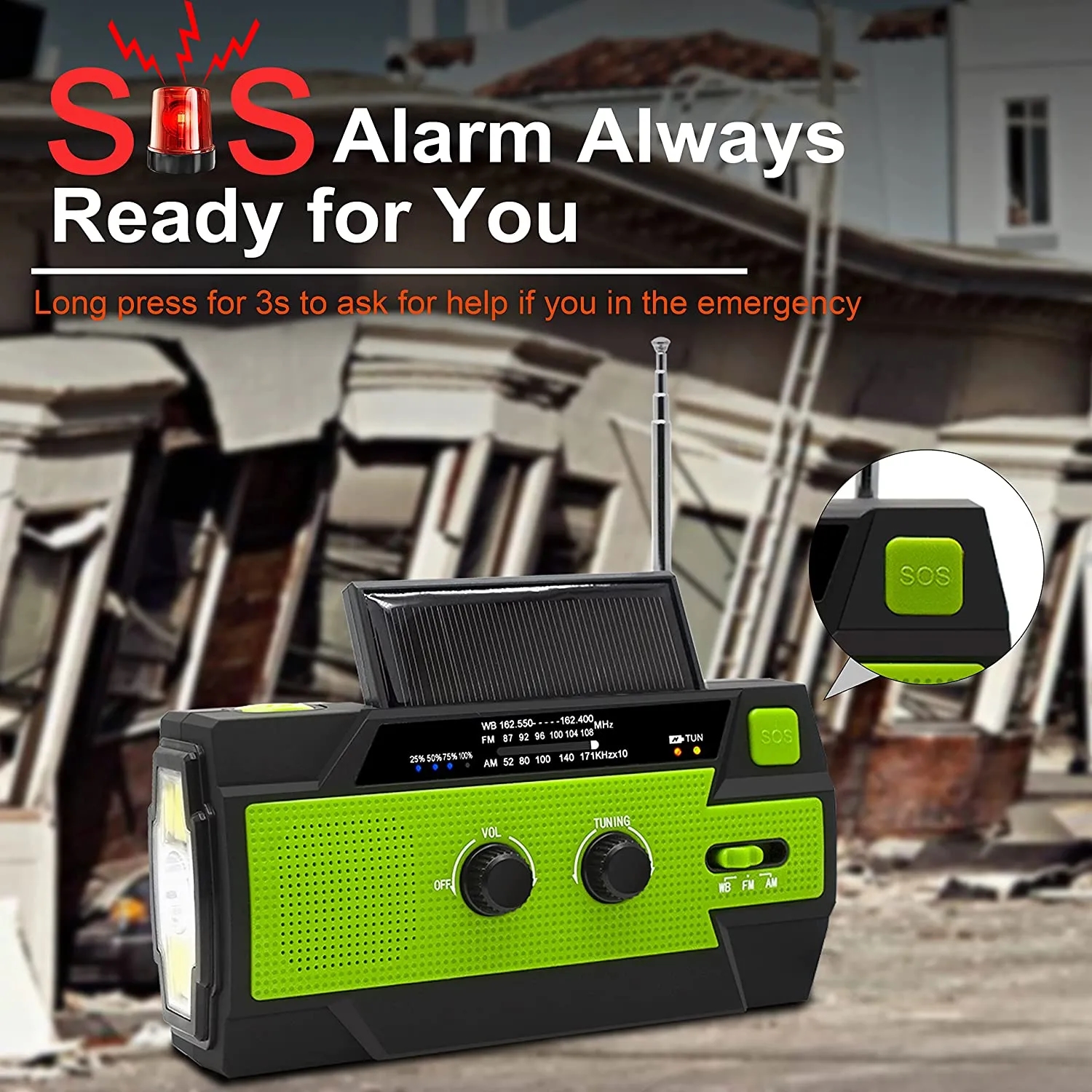 Emergency Crank Weather Radio 6