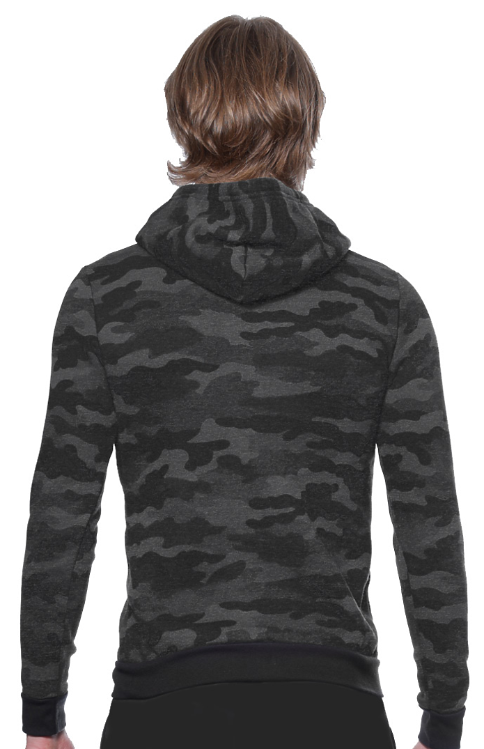 Unisex Triblend Full Zip Camo Hoody 4