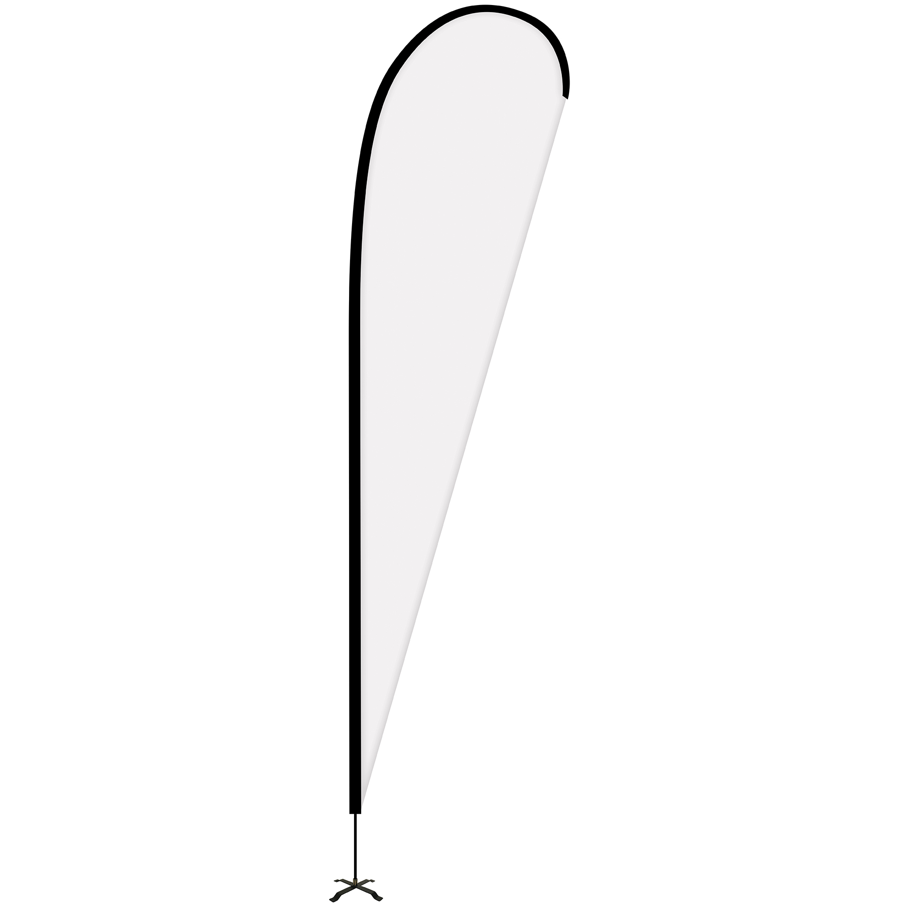 15' Portable Single Reverse Teardrop Kit with Cross Base 3