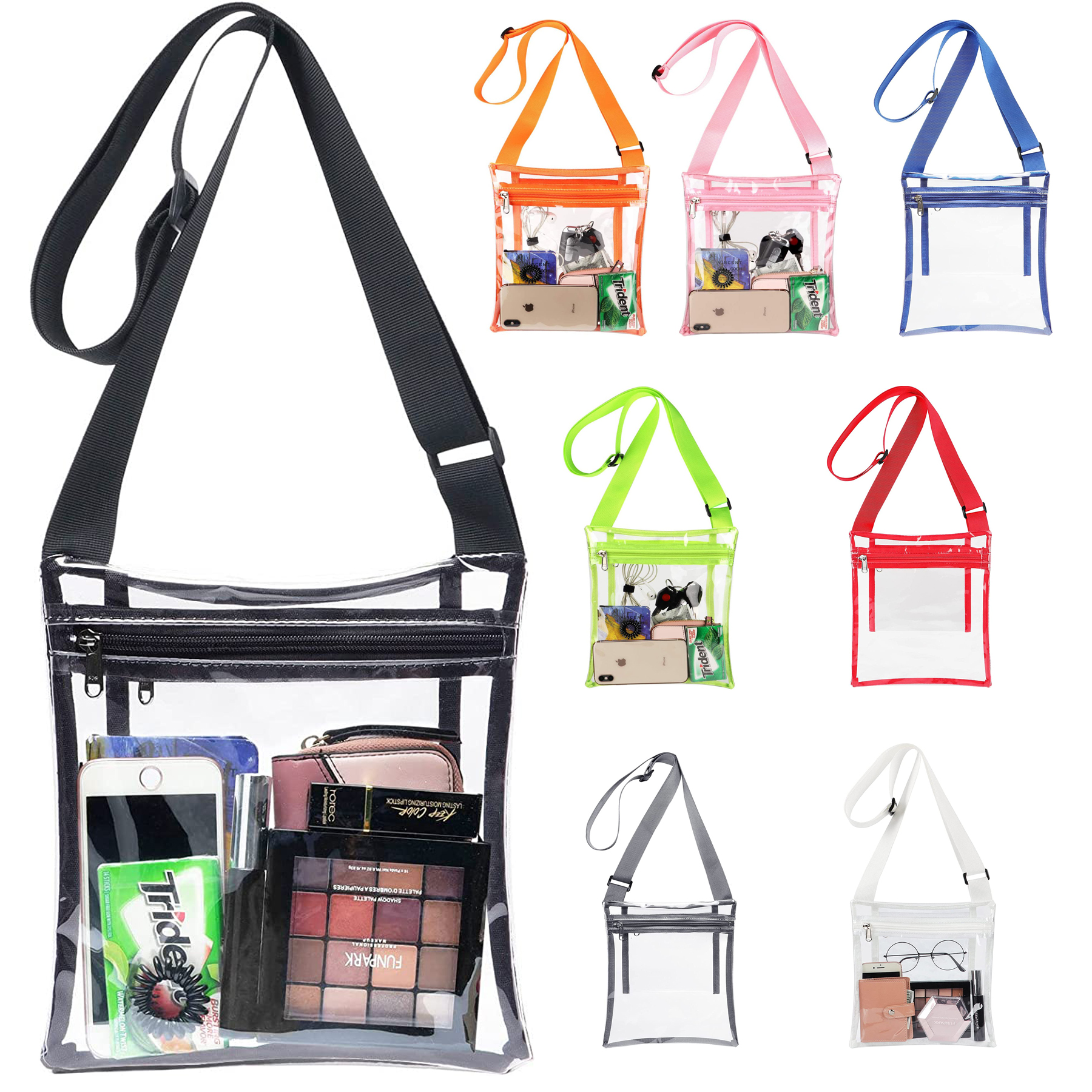 Clear Crossbody Purse Bag