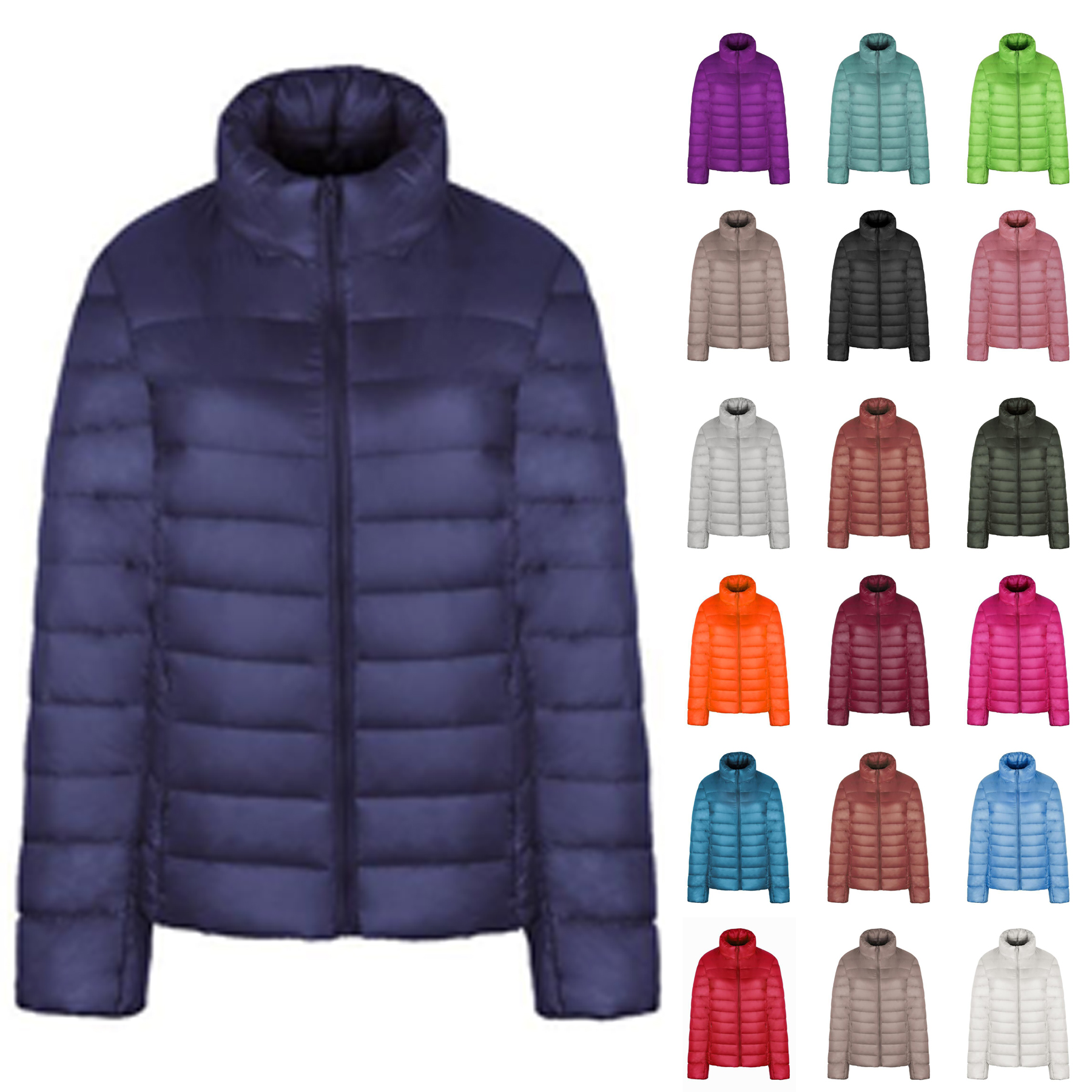 Women's Stand-up Puffer Jacket 1