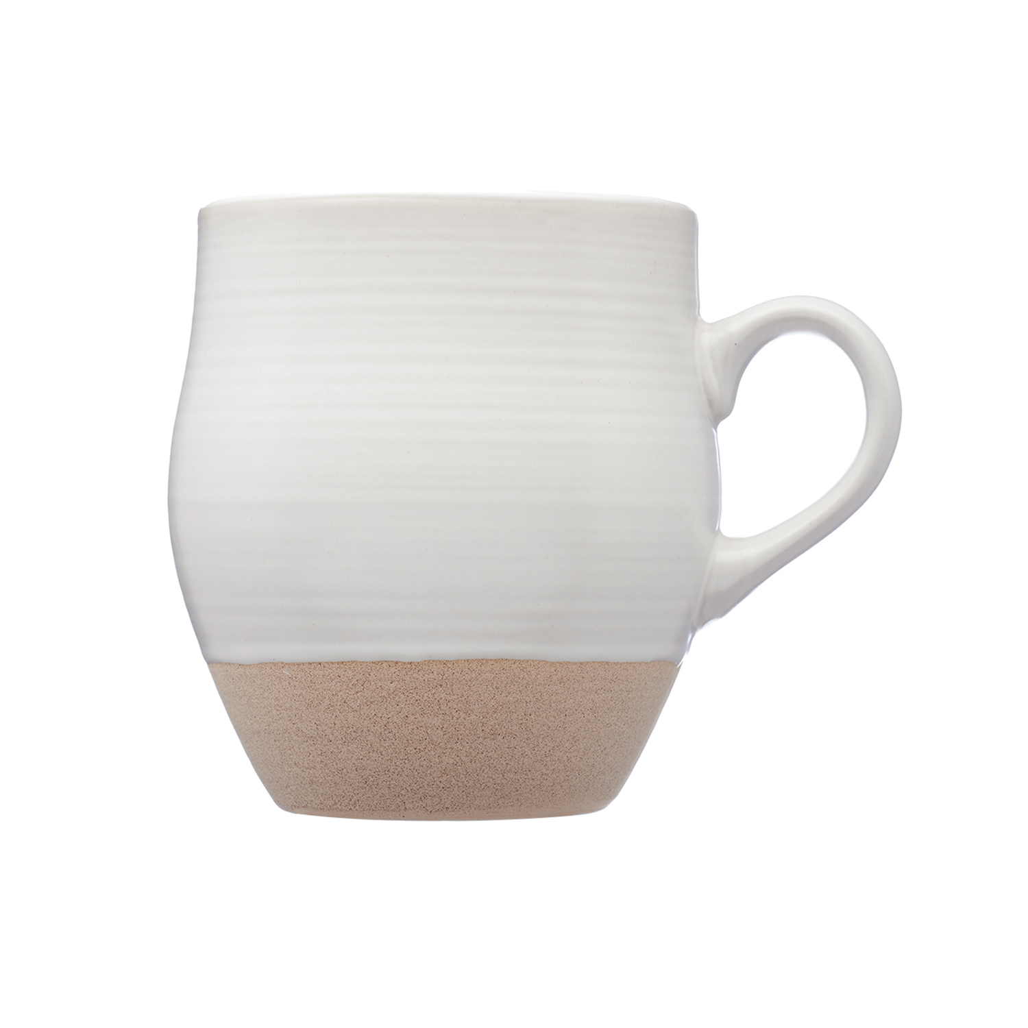 Pottery Look Ceramic Mug, 16 oz. 2