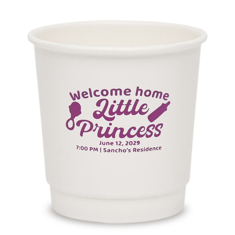 Custom 4 Oz. Double Wall Paper Hot Cups 6