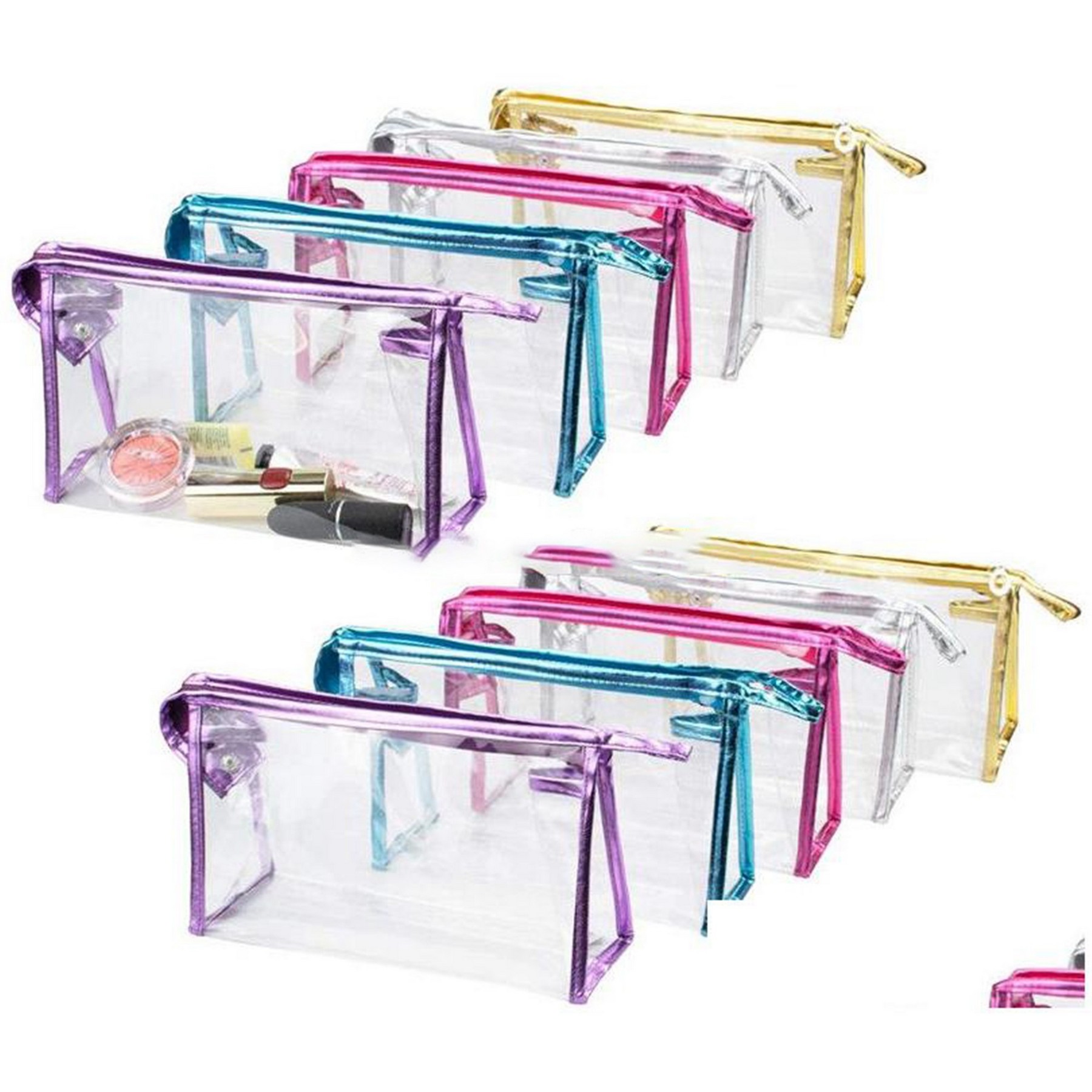 Clear Makeup Cosmetic Toiletry Organizer Bag 3