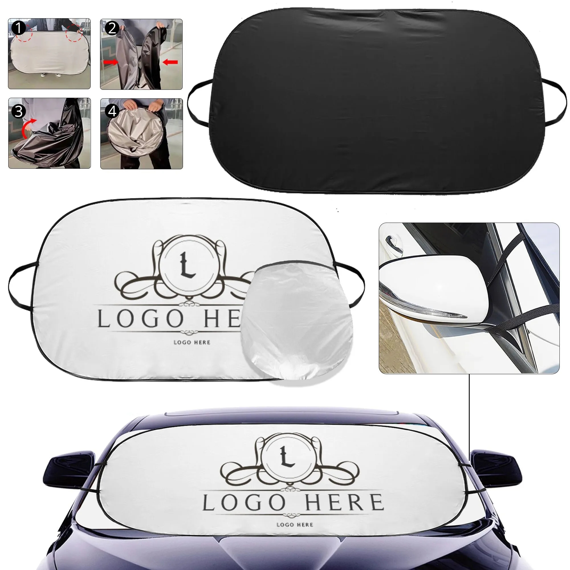 Foldable Car Windshield Sun Shade 2