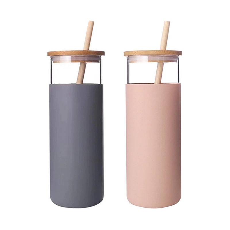 Glass Tumbler With Bamboo Lid 2