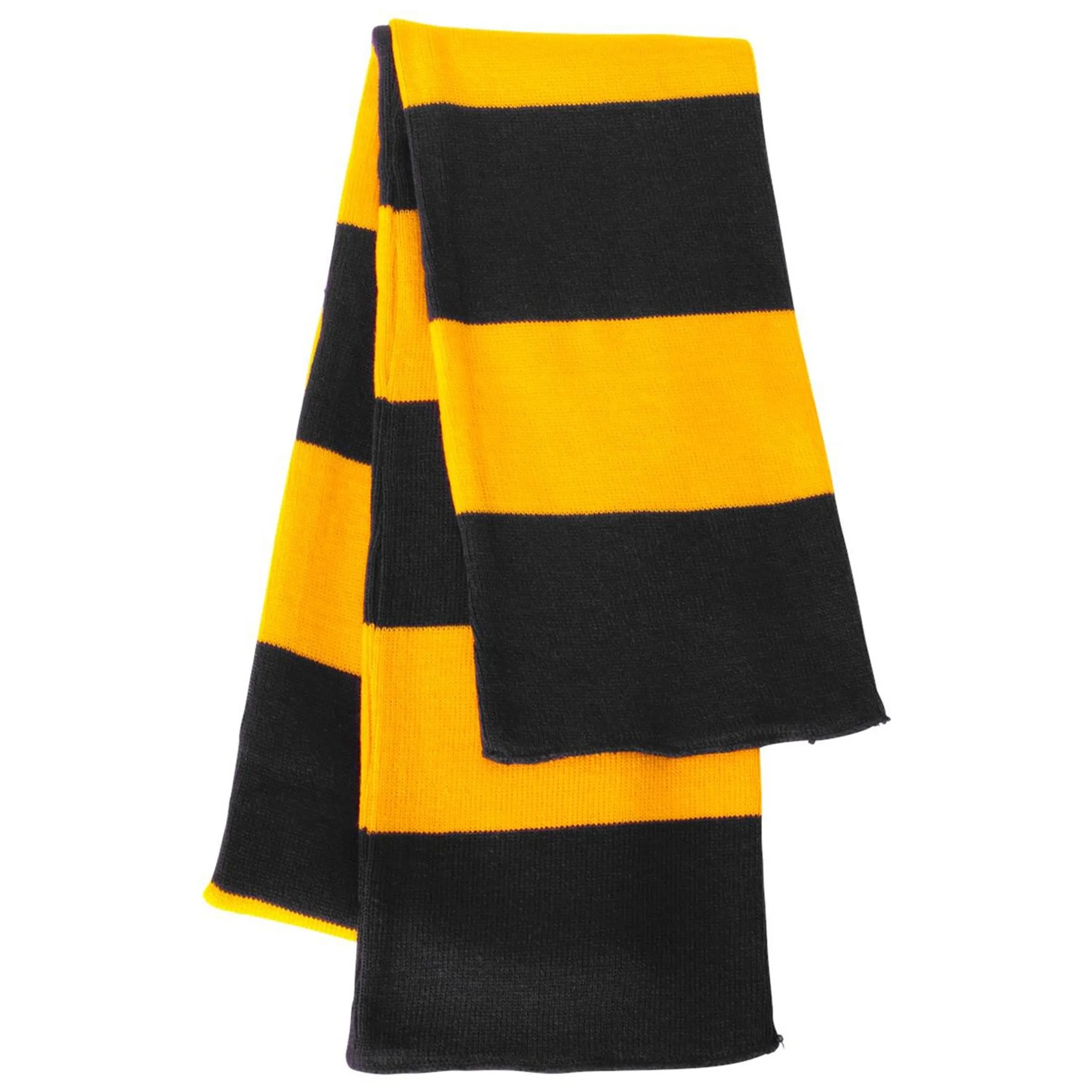 SPORTSMAN RUGBY-STRIPED KNIT SCARF 3