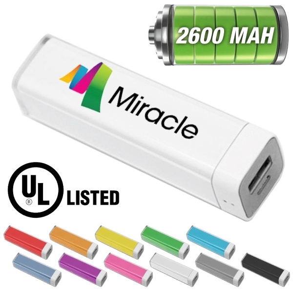 2600mAh Classic Power Bank with Customized Logo 1