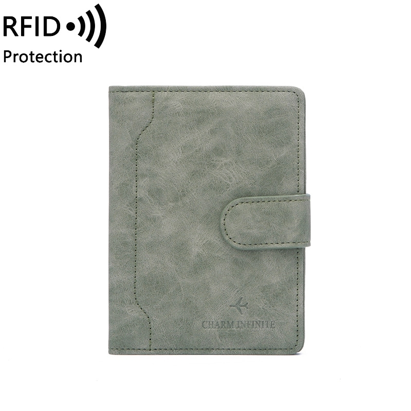 Rfid Blocking Travel Passport Holder Cover Slim Id Card Case 4
