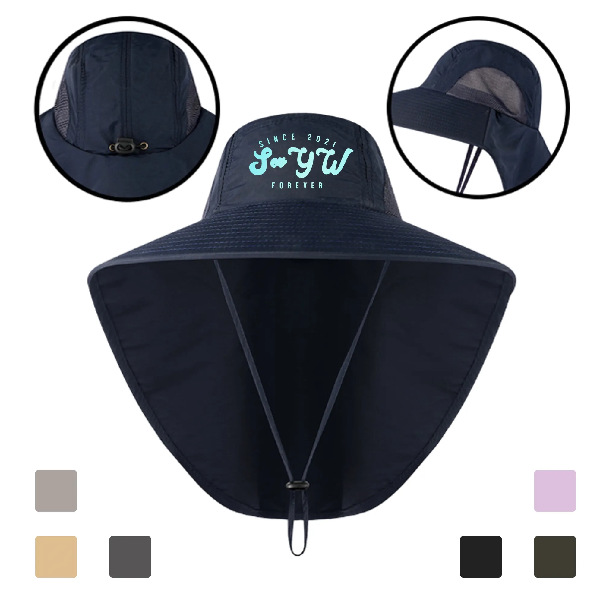 Adjustable Wide Brim Shawl Fisherman's & Mountaineering Hats