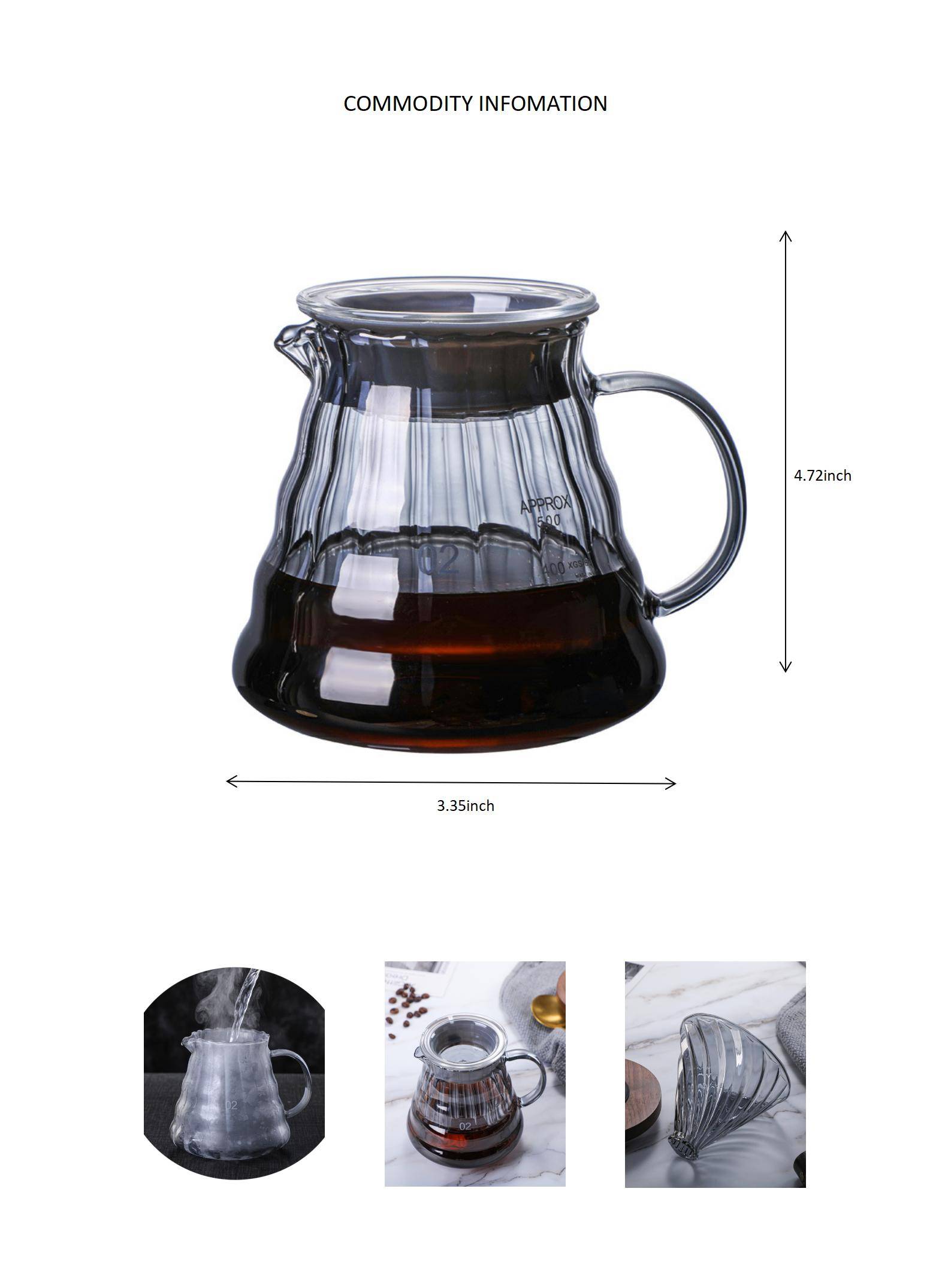 Hand Poured Coffee Maker Set 4