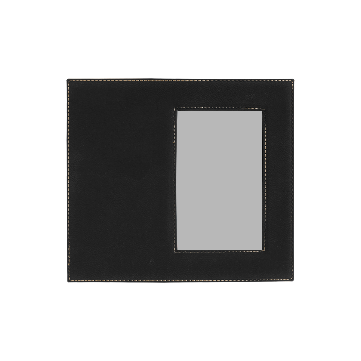 4" x 6" Black & Gold Leatherette Photo Frame 2