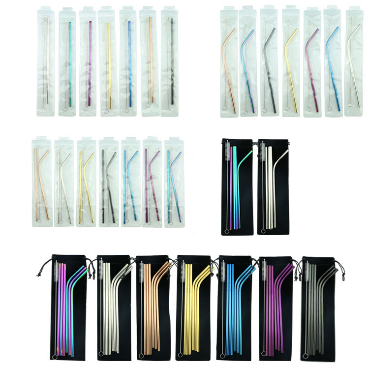Stainless Steel Straw with Cleaner 3