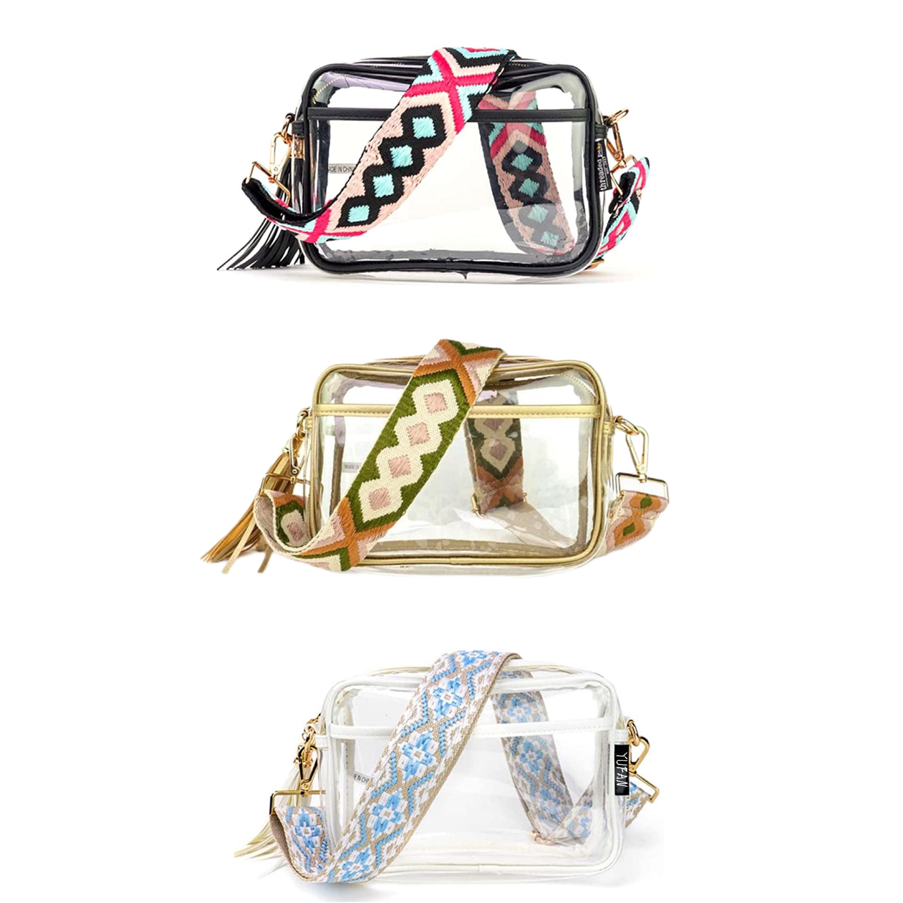 Clear Crossbody Purse Bag (direct import) 3