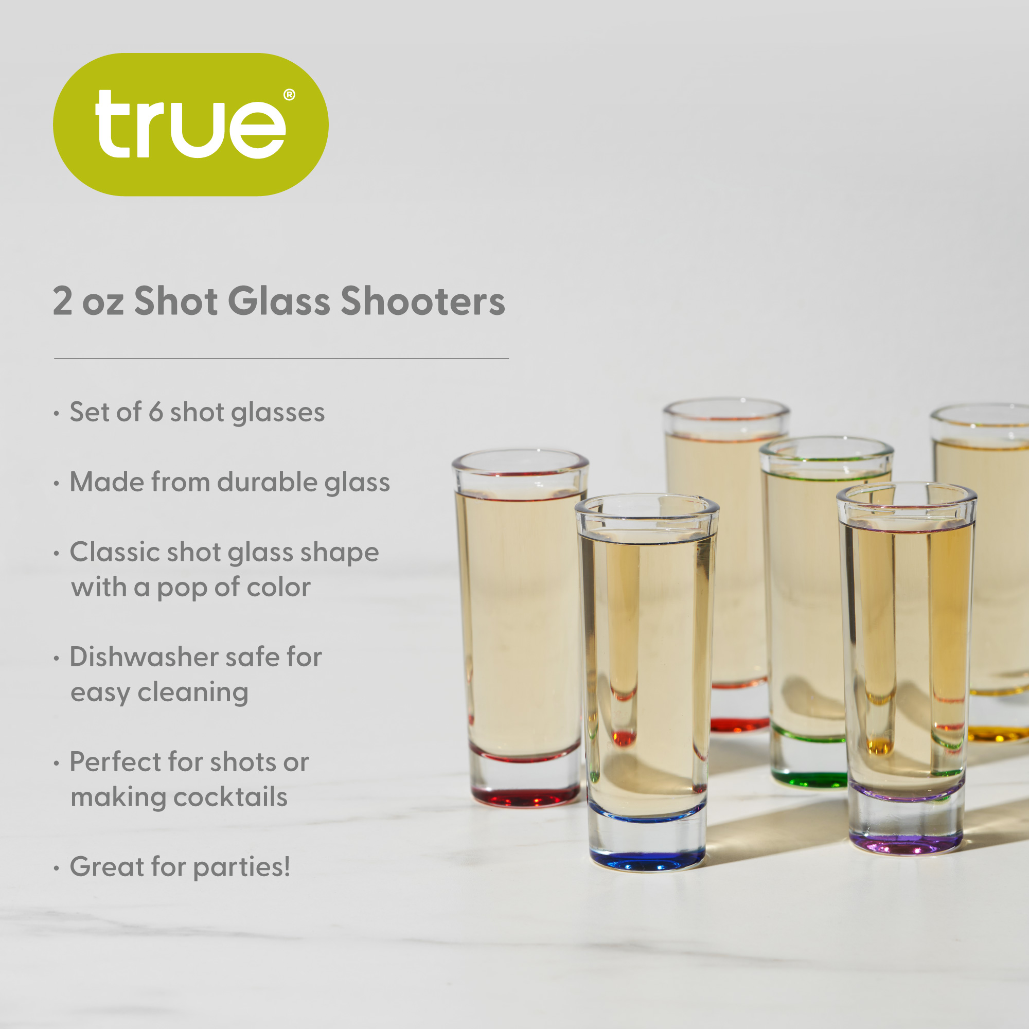 True® Shot Glass Shooters Set 4