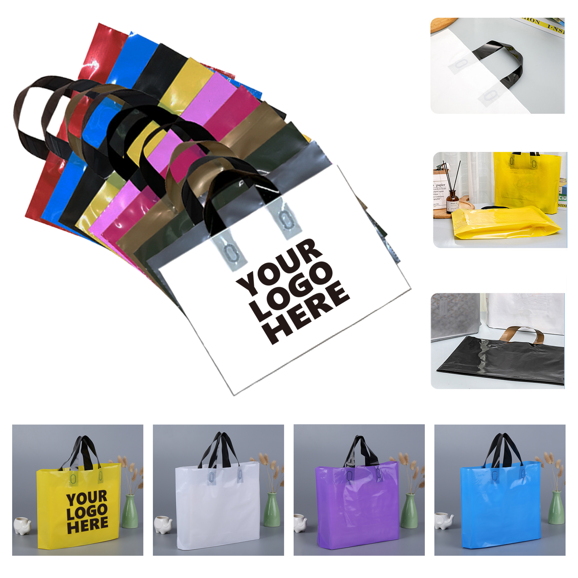 PE Plastic Handle Shopping Bag 1