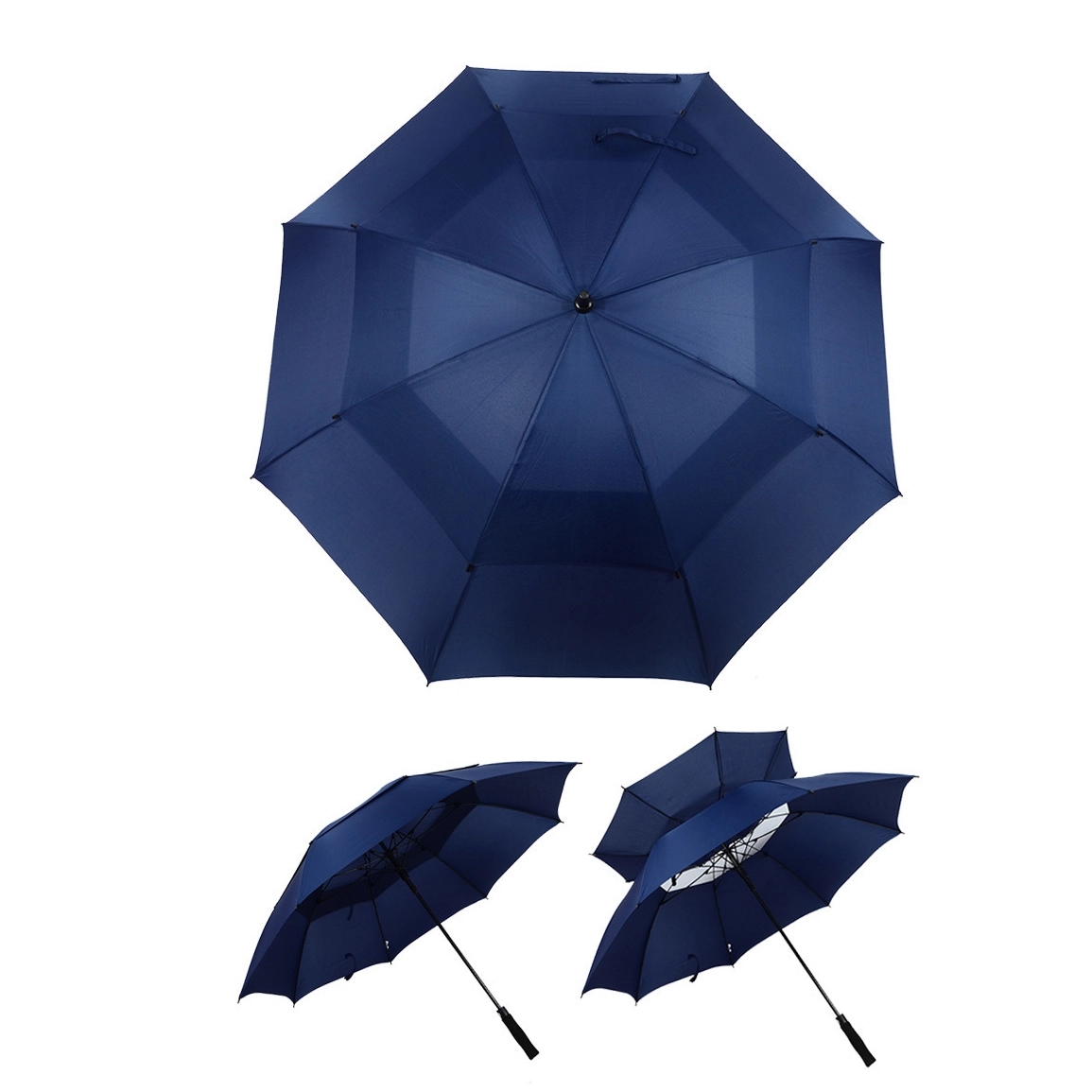 62 Inch Large Windproof Automatic Open Golf Umbrella 1