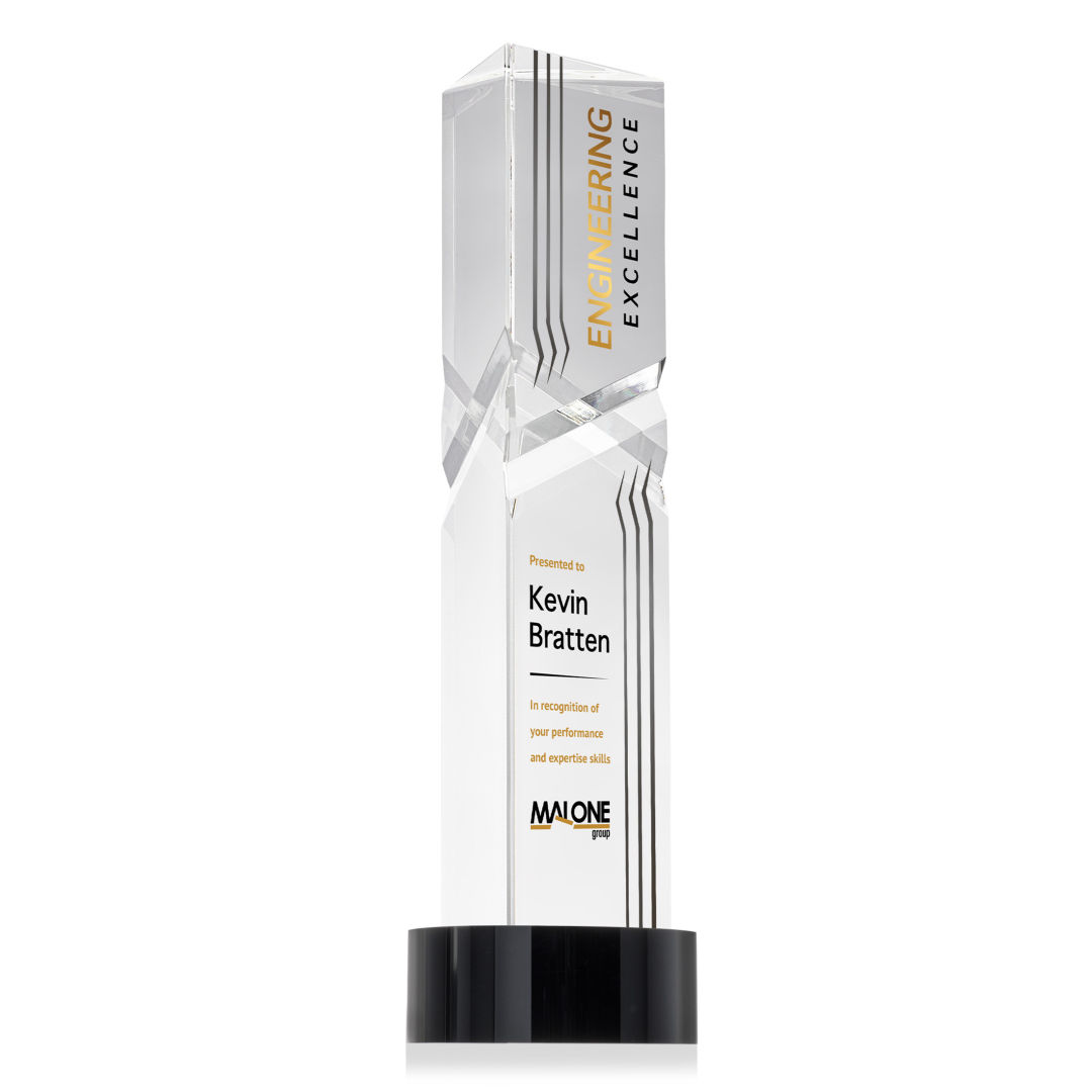 Oakham VividPrint™ Award on Stanrich Base - Black 8