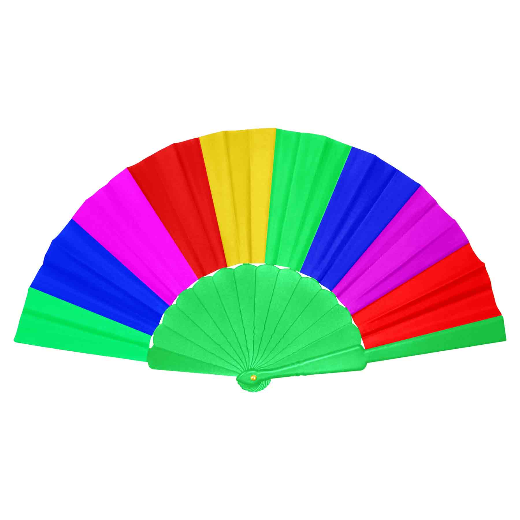 9" Plastic Folding Hand Fan 15
