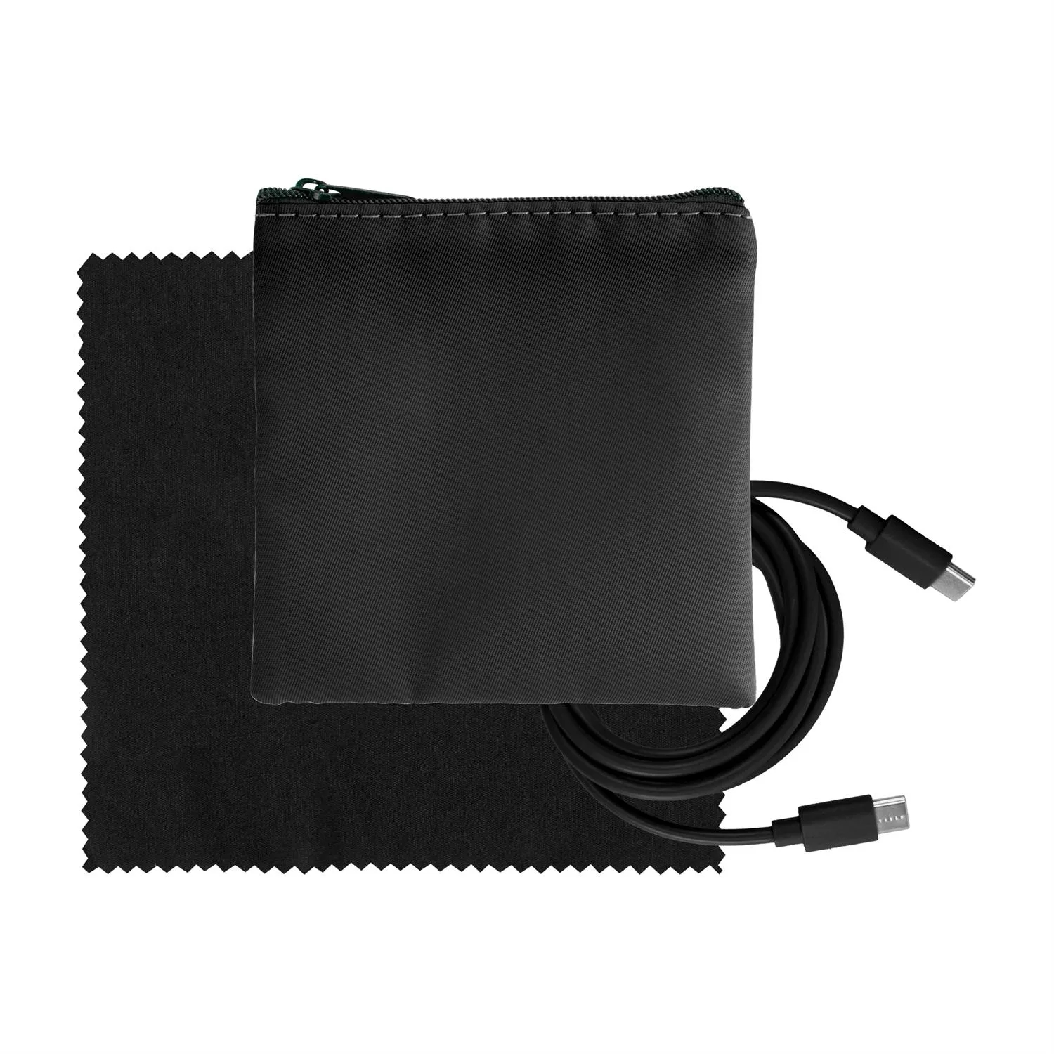 Colorful RPET C to C Cable & Cloth Set 16