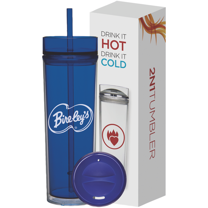16 Oz Tube Tumbler Hot & Cold Gift Set 1