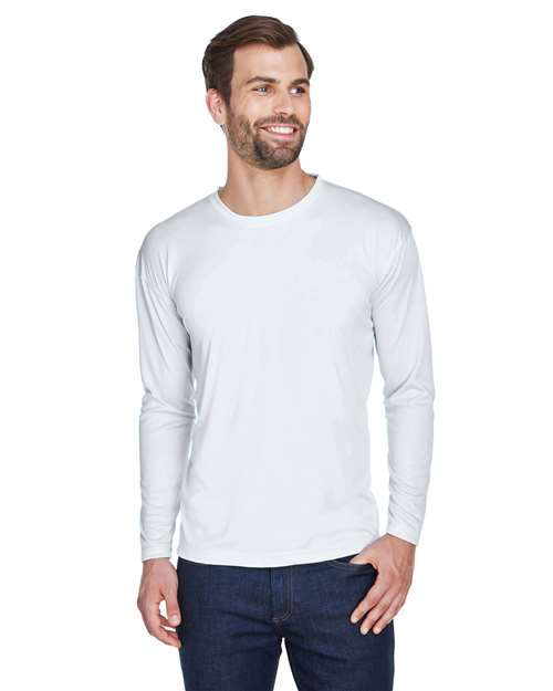 Men's Cool & Dry Sport Long Sleeve Performance Interlock T-Shirt - 8422 58