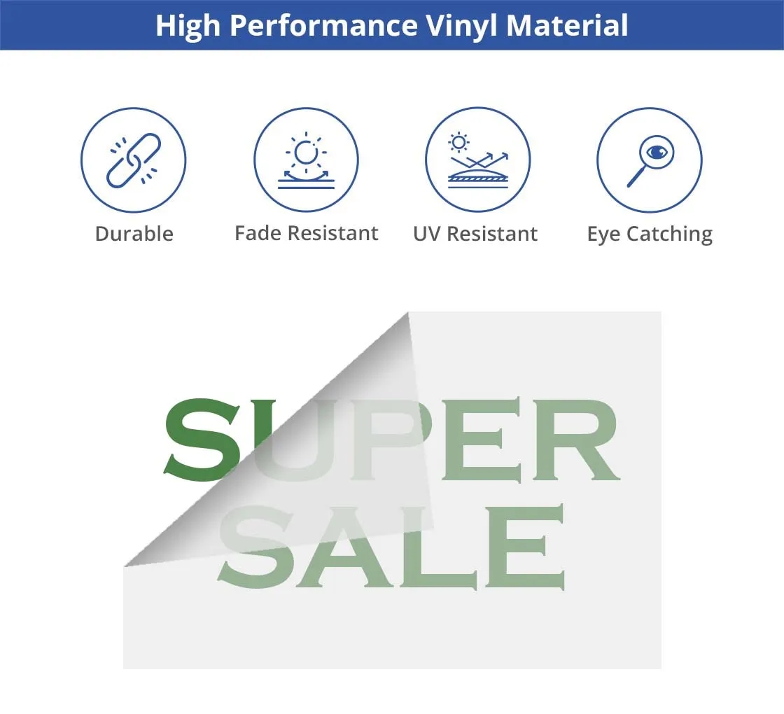 Vinyl Lettering (12" x 12"/Sqft) 8