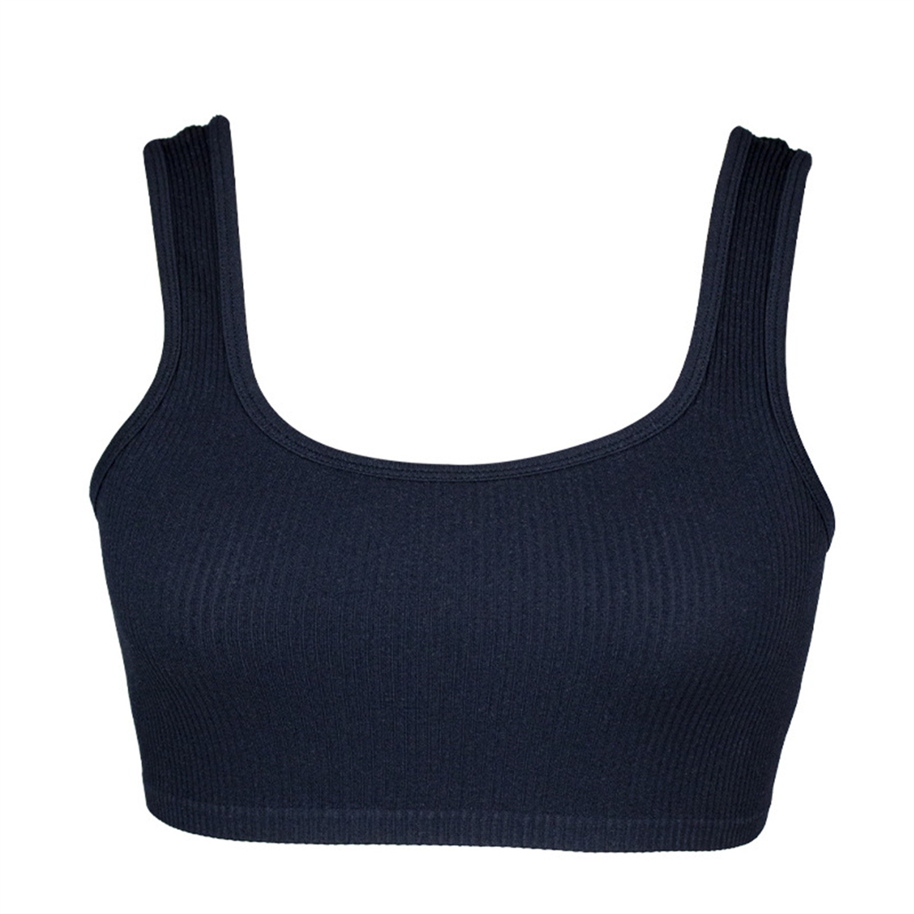 Womens Ribbed Longline Sports Bra 8