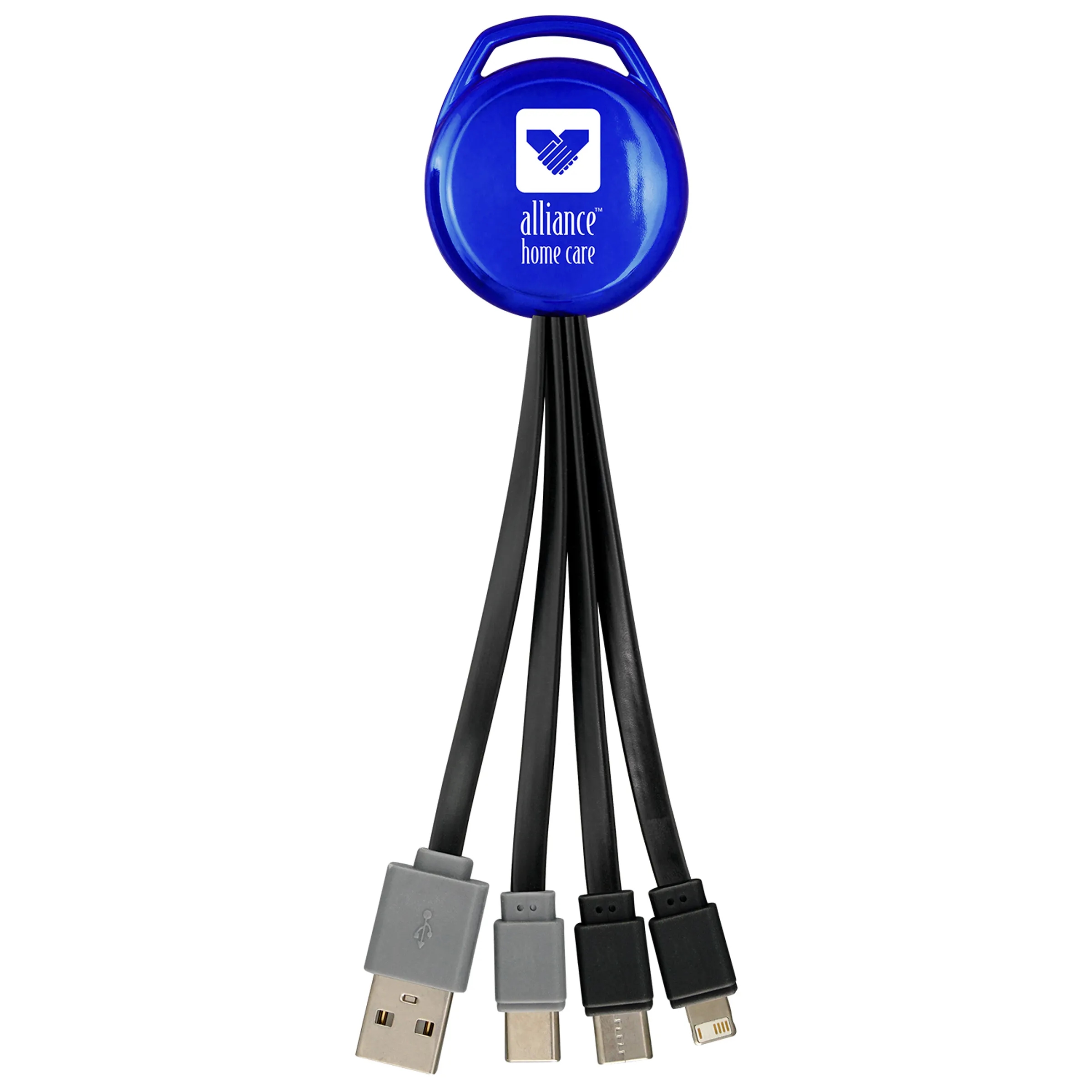 Metallic Vivid Dual Input 3-in-1 Charging Cable 25
