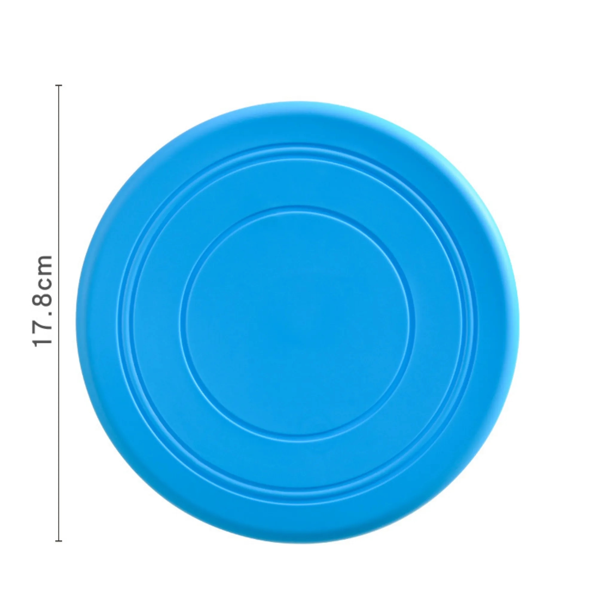 MOQ 50 PCS 7" Colorful Soft Rubber Pet Dog Flying Disc Disk 5