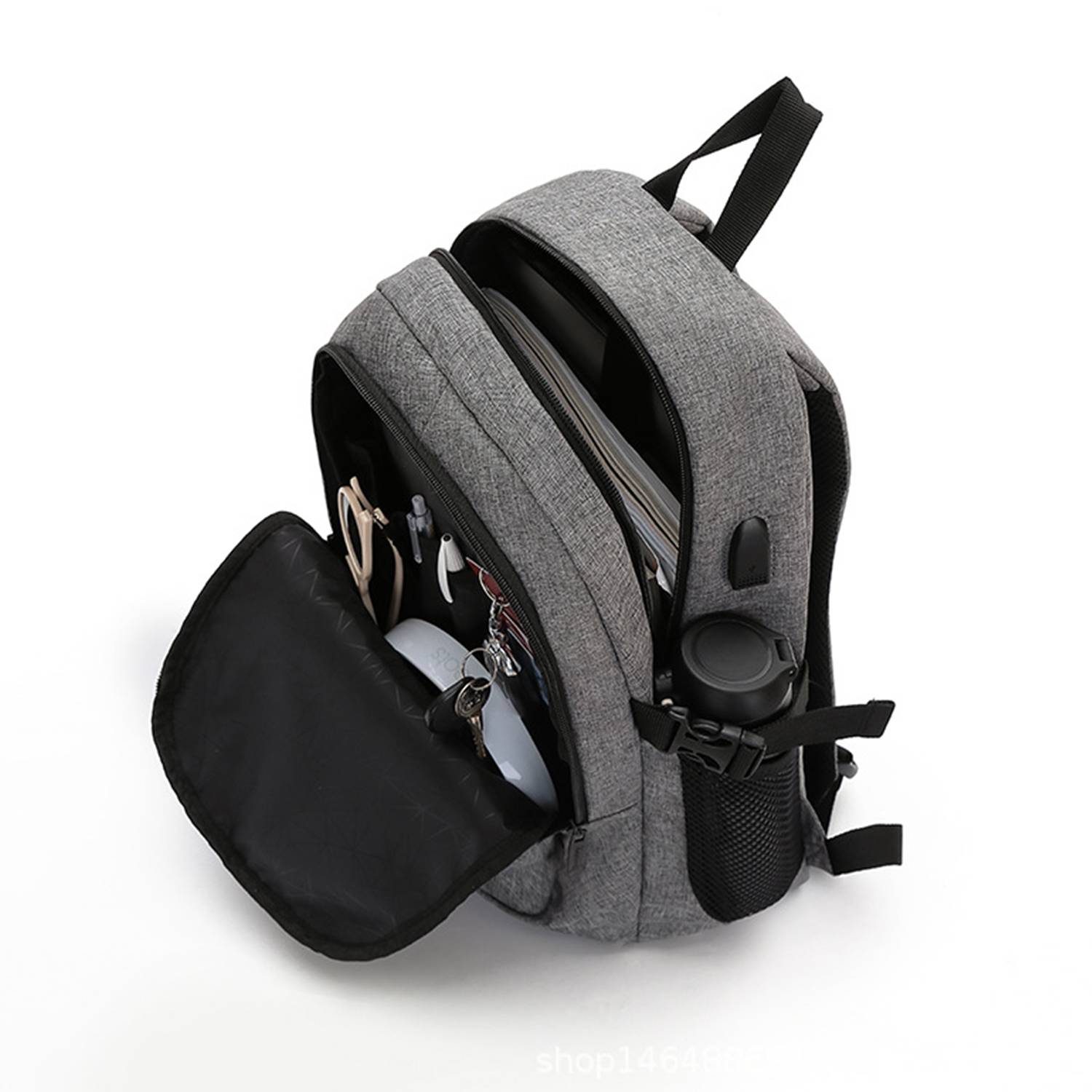 usiness Backpack Carry on w/ USB Port 7