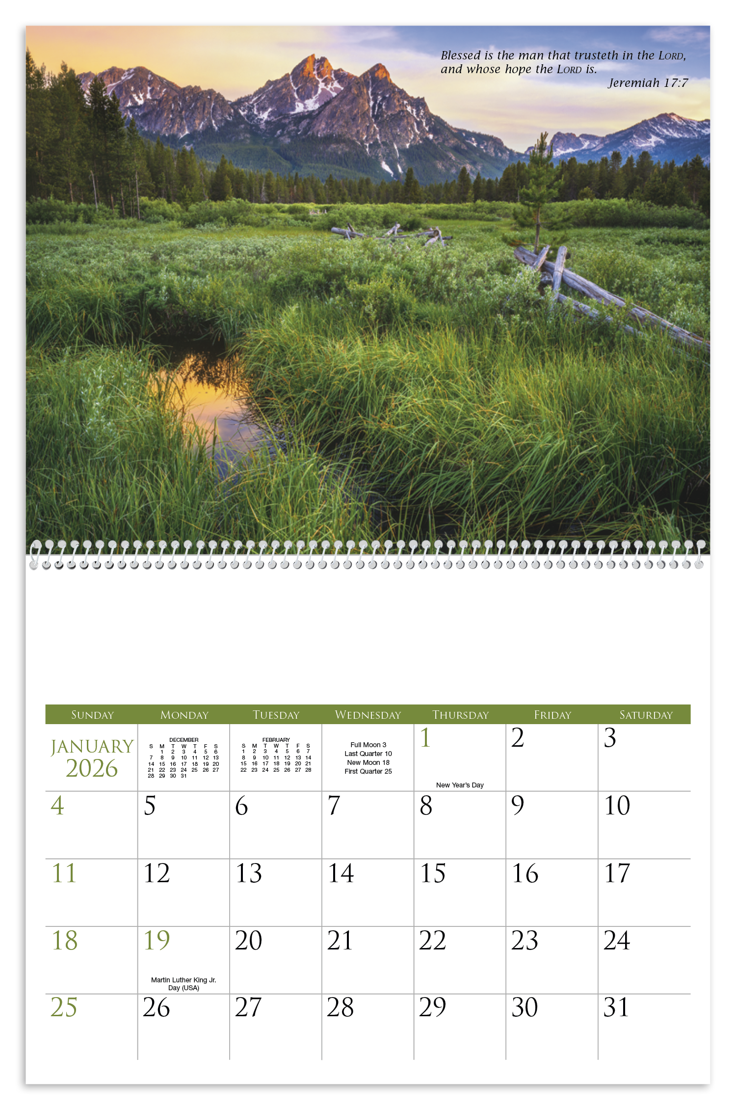 Triumph® Calendars Bible Passages Calendar 29