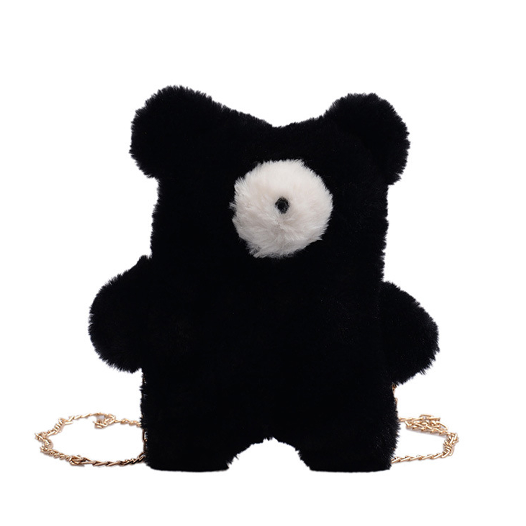 Cotton Large capacity bear shoulder crossover bag 6