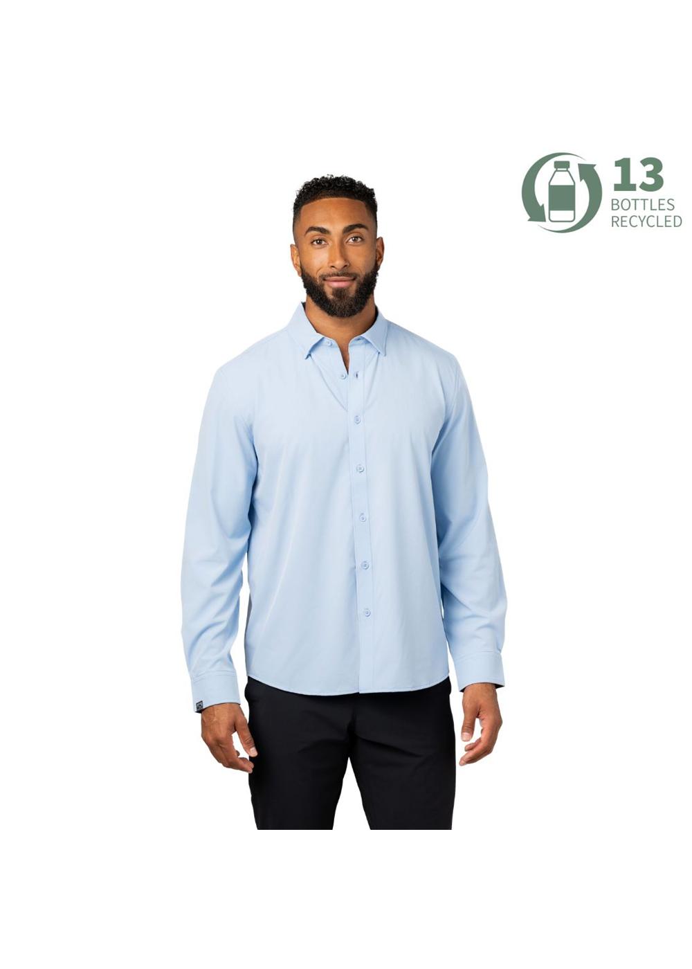 Storm Creek Men's Influencer 4-Way Stretch Solid Woven Shirt