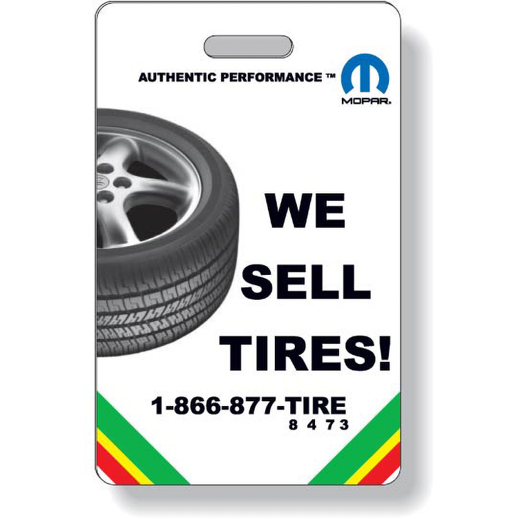 Premium Plastic ID Neck Tags, Vertical Style 2.63"x4.13", Full Colour on front