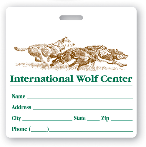 Screen Printed Poly Write-on Tag (3.5") Square