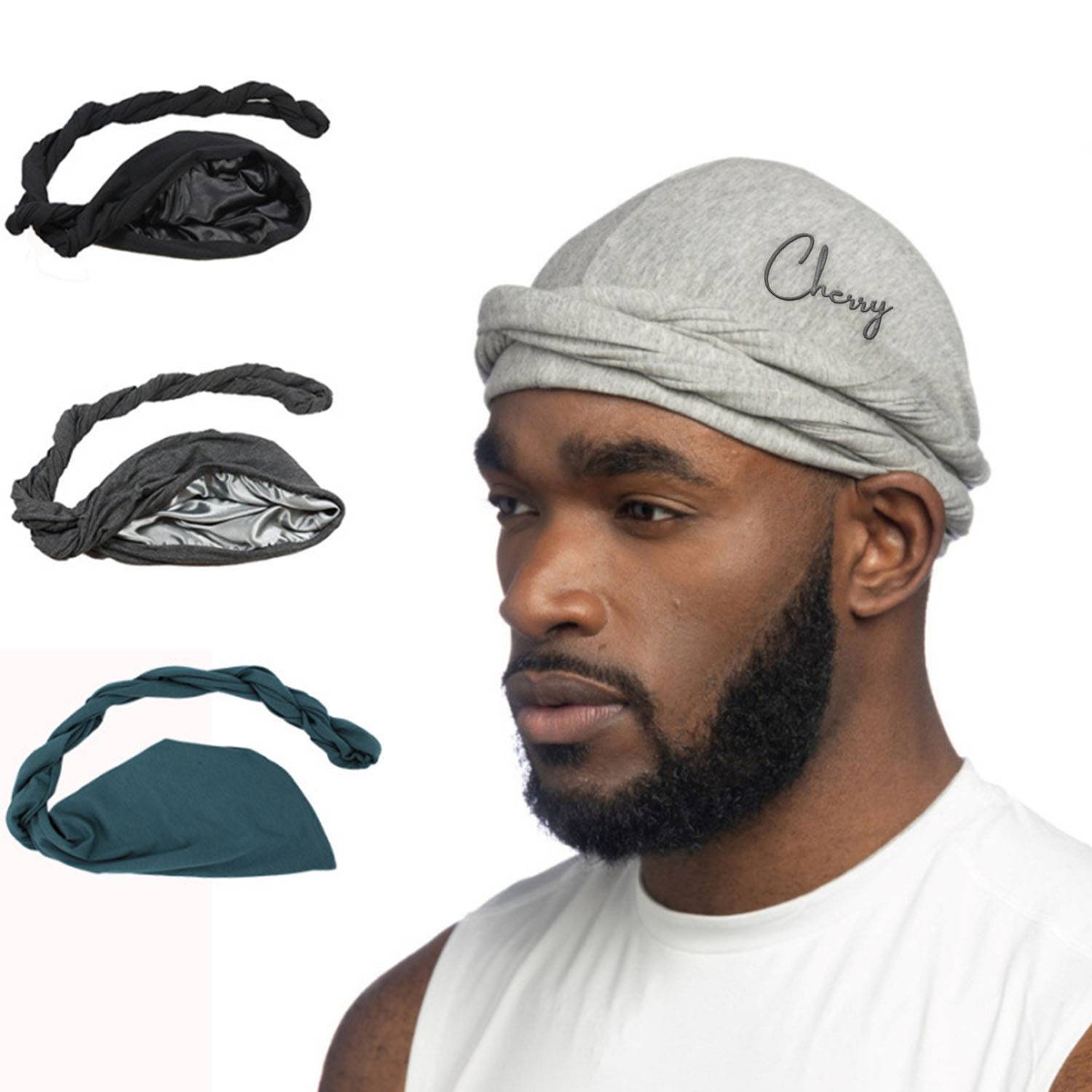 Ethnic men's headscarf and hat