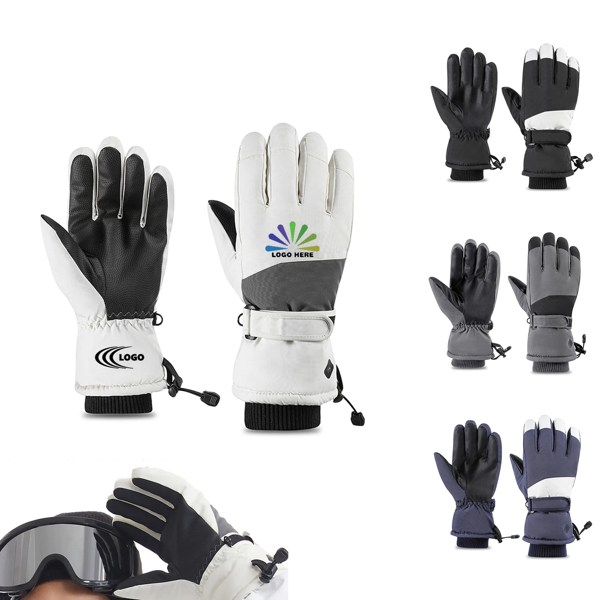 Thickened Skiing Cycling Thermal Gloves 2