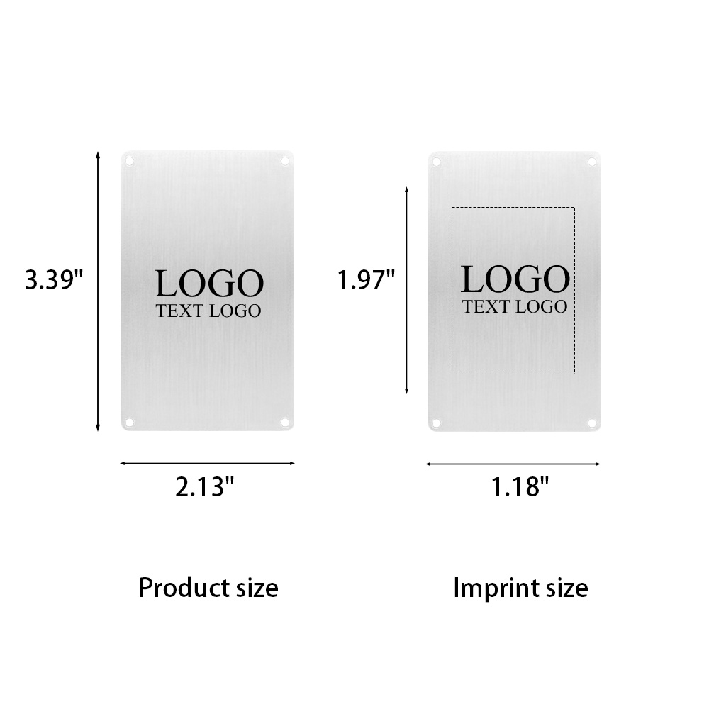 Aluminum Business Card 0.8mm 5