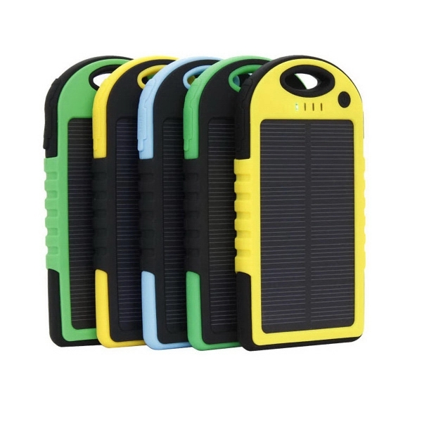 Patent Product Solar Outdoor Waterproof 5000mAH Mobile Power 2