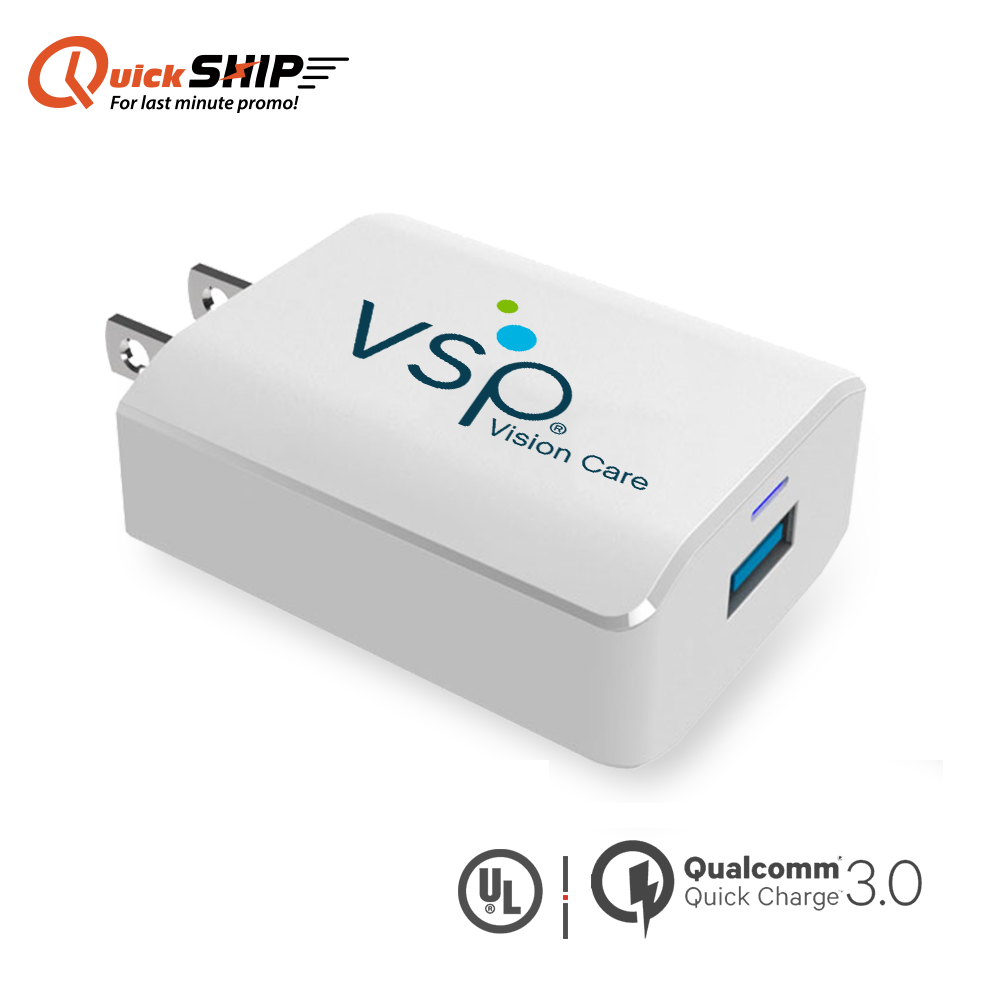 Anson UL listed 18W Wall Quick Charger QC3.0 4