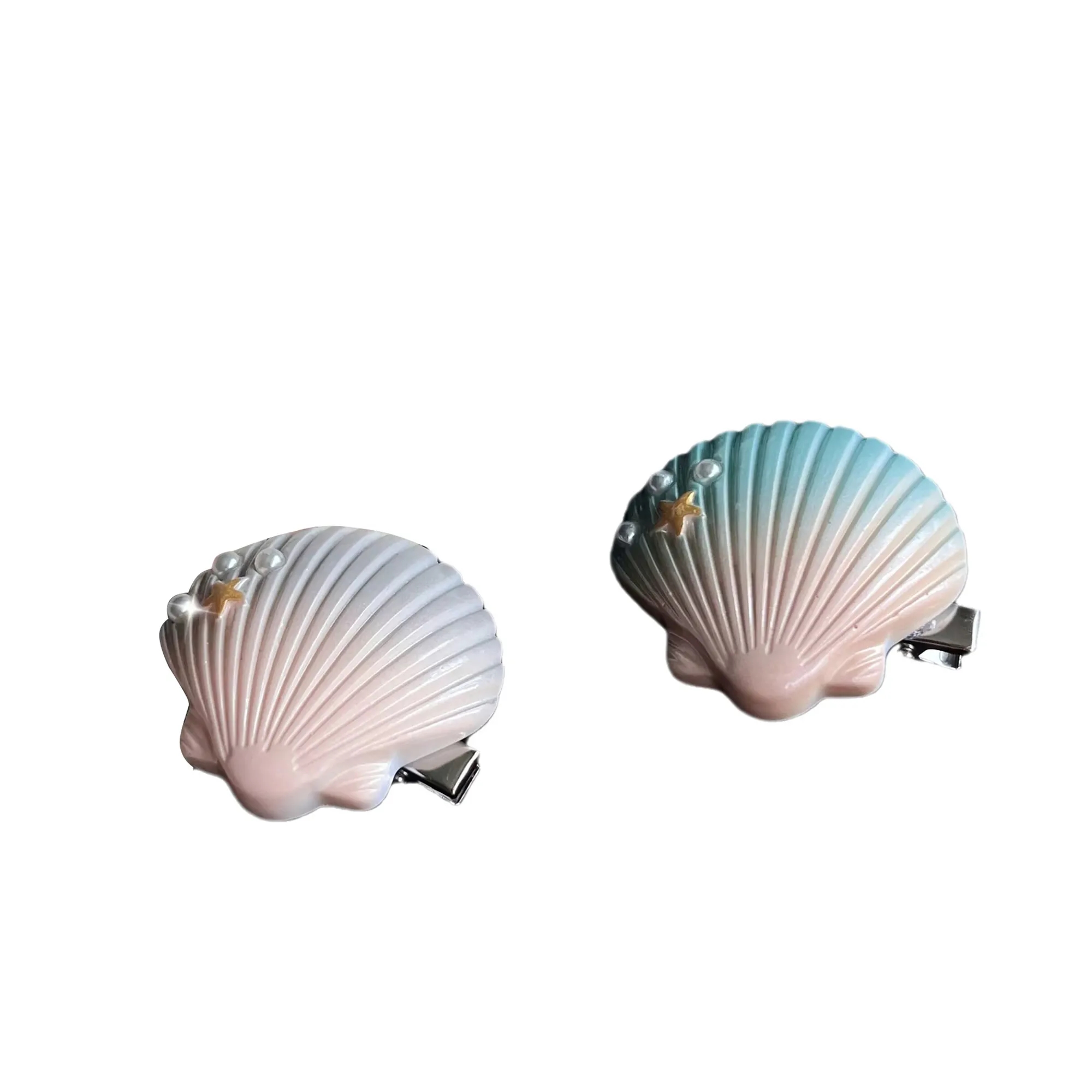 Girls Pearl Shell Hairpin 4