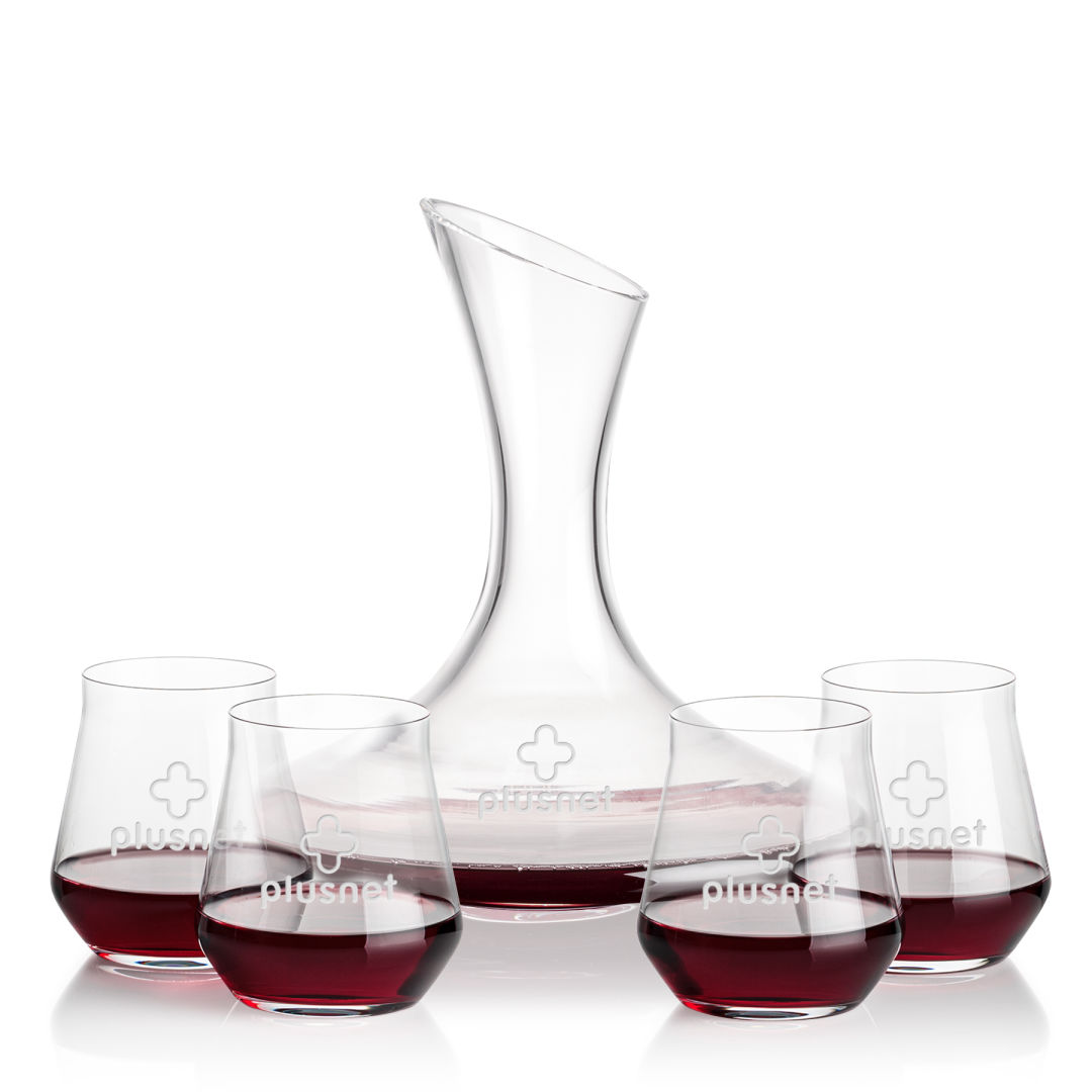 Madagascar Carafe & Bretton Stemless Wine 5