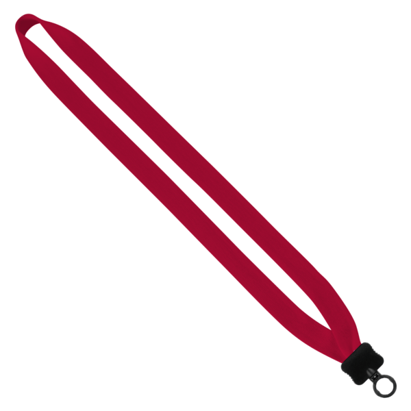 3/4" Cotton Lanyard with Plastic Clamshell & O-Ring 29