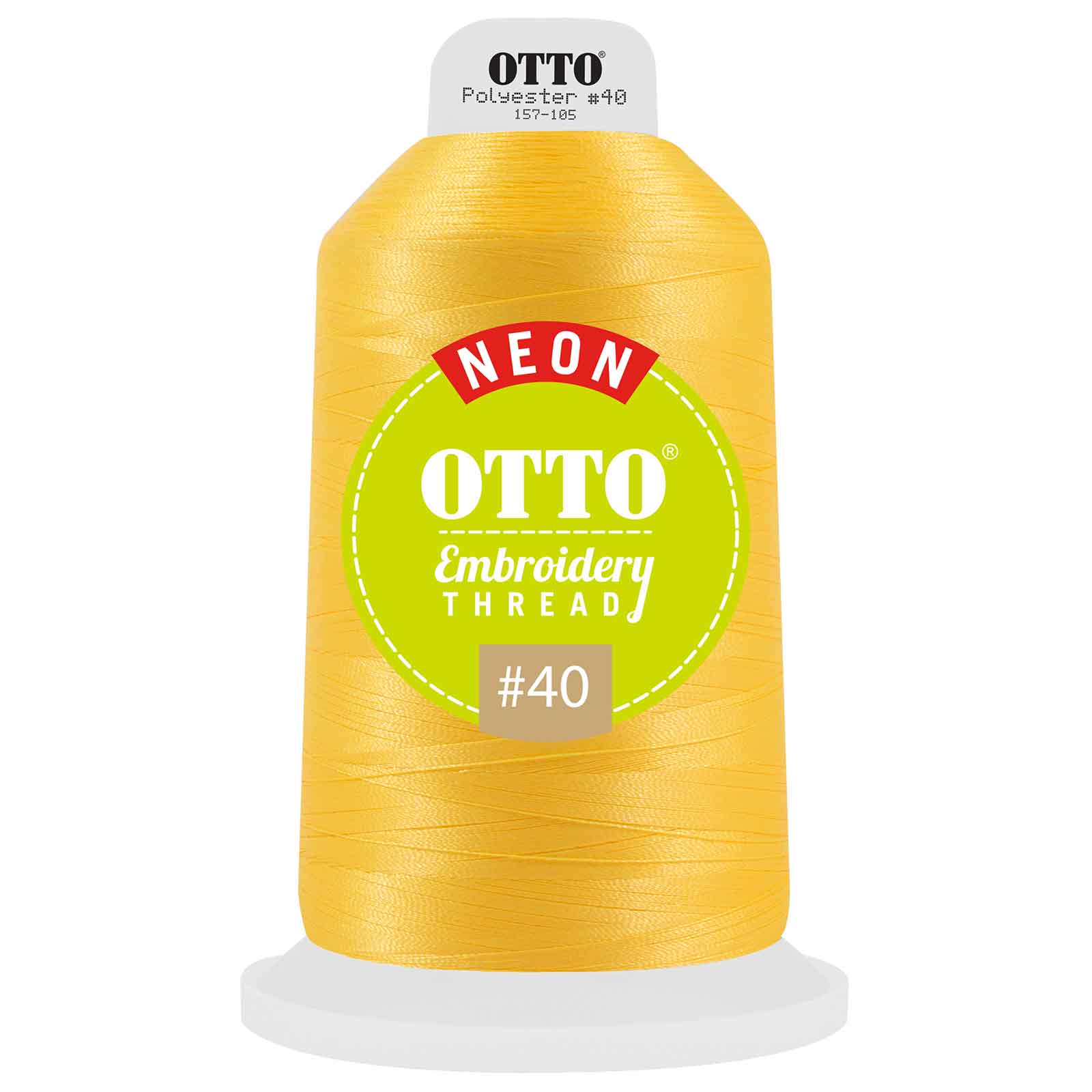 OTTO Embroidery Neon Thread #40 5,500 yd. King Cone 3