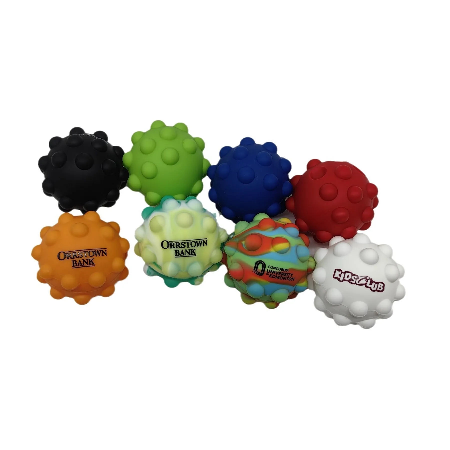 3D Sensory Anti Stress Silicone Push Bubble Pop Fidget Ball 2