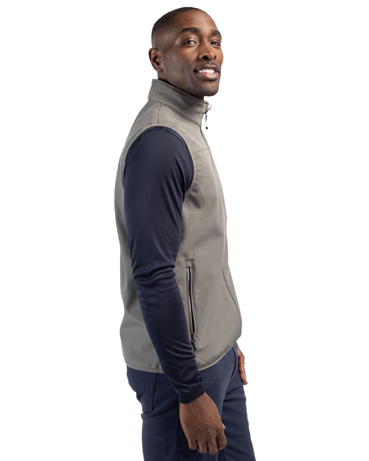 Clique Trail Recycled Stretch Softshell Mens Full Zip Vest 12