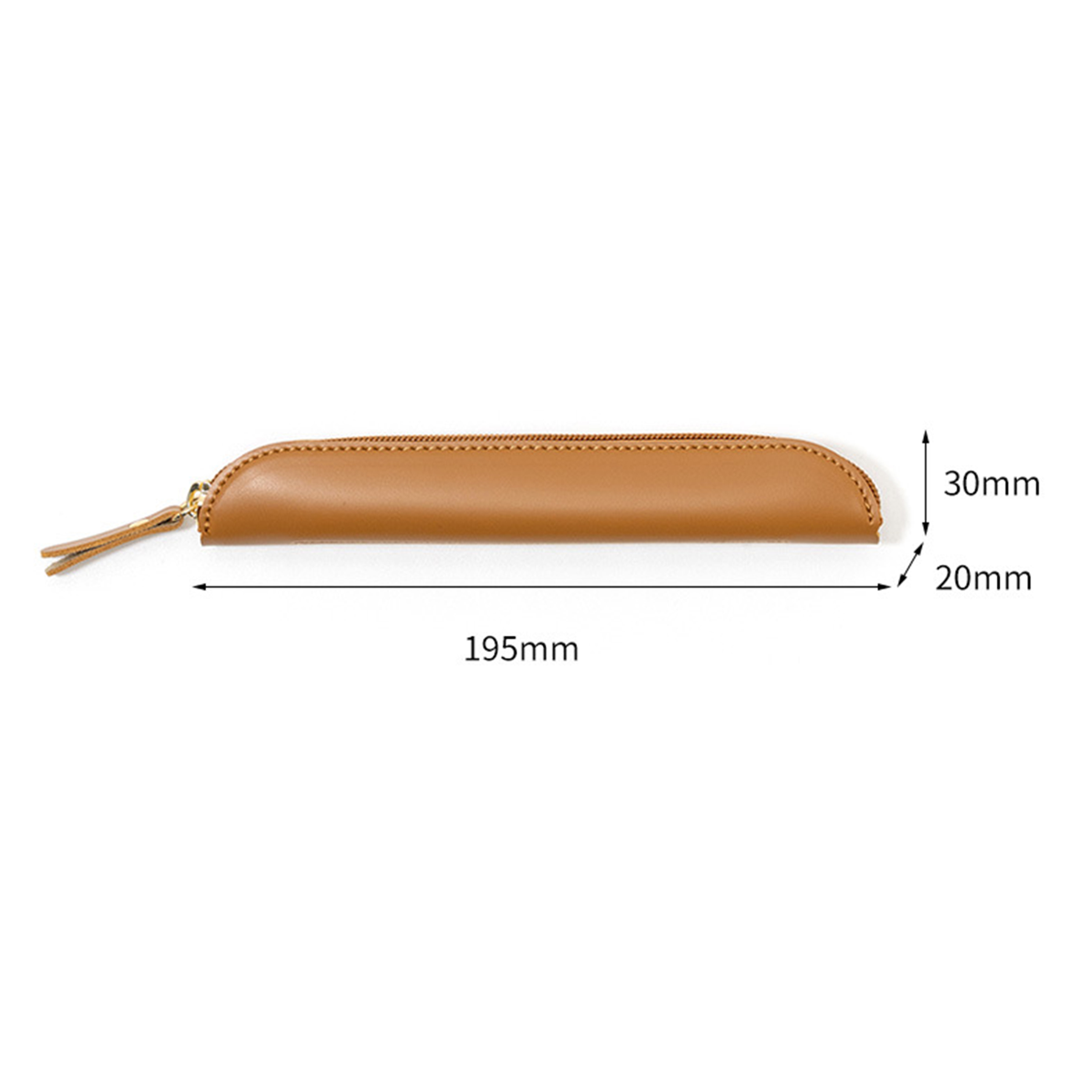 Stylish PU Leather Pencil Case with Zipper 1