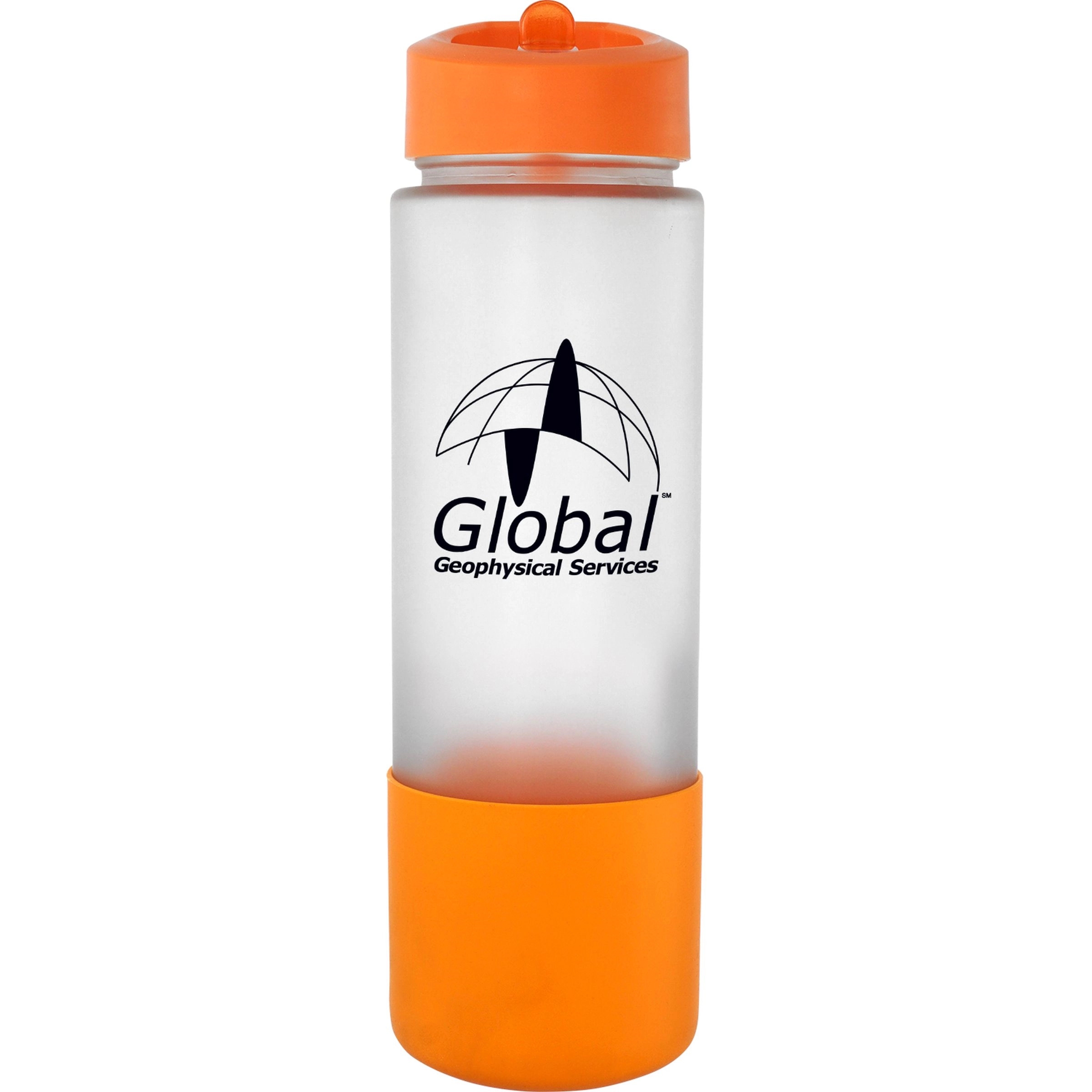 Pop Up 22 oz. Frosted Glass Grip Bottle 3