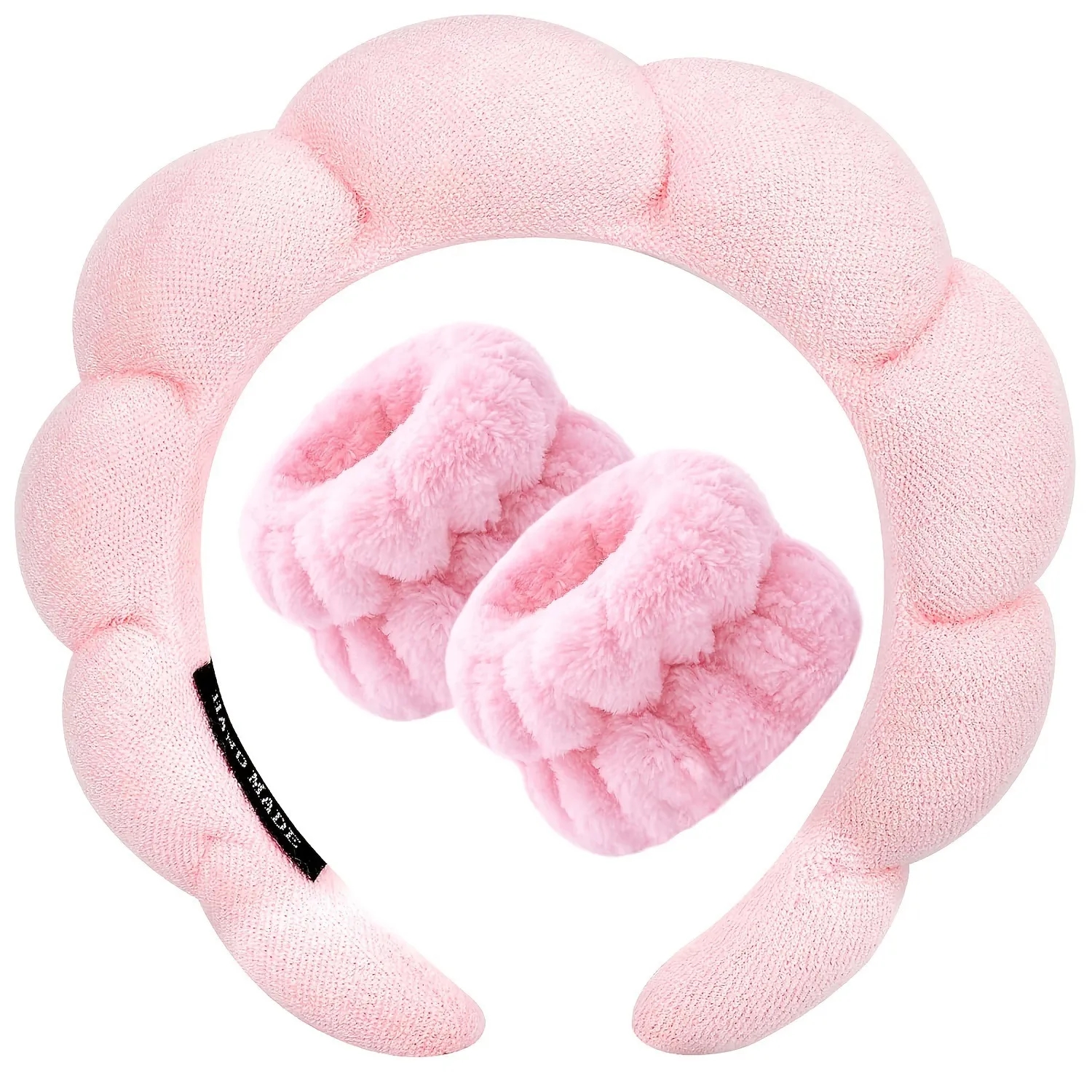 Customizable Sponge SPA Headband - Wrist Set 6
